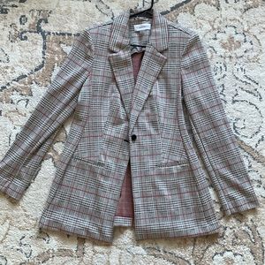 Plaid Calvin Klein Blazer